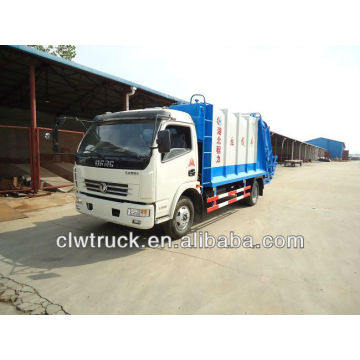 Camion à ordures 6000L, camion compacteur à ordures, camion à compression d&#39;ordures